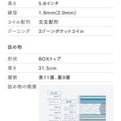 美品 サータ Serta マットレス アイ・シリーズ ノーマルボックストップ D（ダブル）サイズ iSeries 5.8インチ樽型 3ゾーン交互配列 Gel Memory Foam BOXトップ ドリームベッド