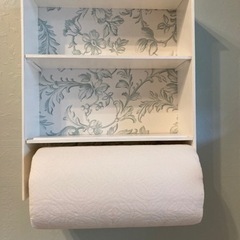 キッチン ペーパーホルダー 調味料 棚 手作り家具 ハンドメイド...