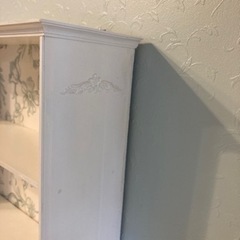 キッチン ペーパーホルダー 調味料 棚 手作り家具 ハンドメイド カントリー ホワイト インテリア クラシックの画像