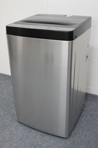 ハイアール アーバンカフェ ステンレスブラック 全自動洗濯機 5.5kg JW-XP2C55F 2021年製 Haier  中古家電 店頭引取歓迎 R5880)