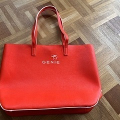 GENIE オレンジのバック　新品