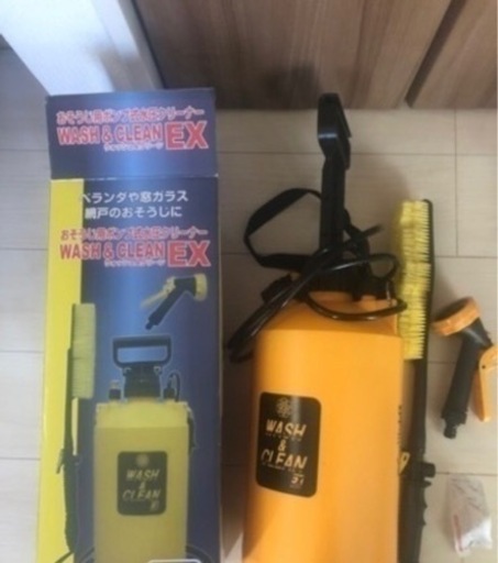 マルハチ産業 お掃除用 ポンプ式 水圧クリーナー ウォッシュ \u0026 クリーン EX 7L