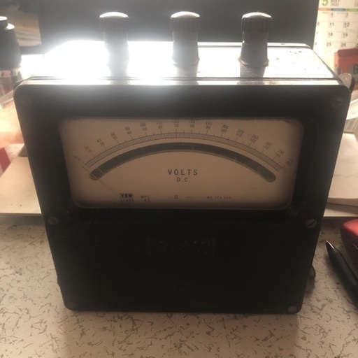 横河電機製作所　昭和レトロ　電流計