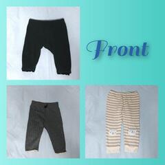 中古／サイズ70・パンツ３着セットの画像