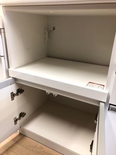 松田家具　2枚スライド扉　レンジボード
