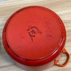 ✨🔔期間限定・特別価格🔔✨ル・クルーゼ 両手鍋 24cm オレンジ 調理器具の画像