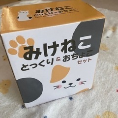 【決まりました】みけねこ　とっくり&おちょこのセット