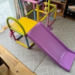 ヤトミ おりたたみ　わんぱく スライダージム　折りたたみ　すべり台の画像