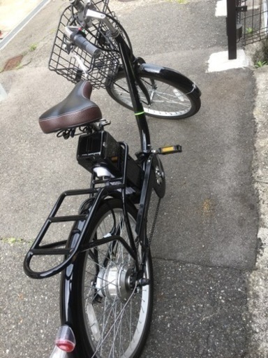 24V12AH大容量バッテリー搭載 モペット版 折りたたみ型電動自転車 E-BIKE24 24インチ