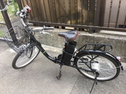 24V12AH大容量バッテリー搭載 モペット版 折りたたみ型電動自転車 E-BIKE24 24インチ