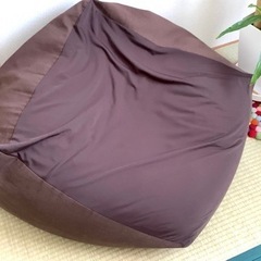 取引中　ビーズクッション　ブラウン　ビーズソファ　カバー取り外し可の画像
