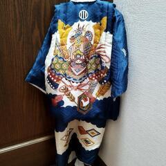 七五三 2歳 3歳　着物　被布セット　男の子の画像