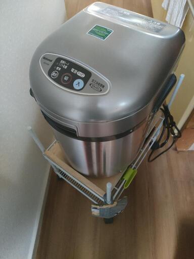 【生ごみ処理機】動作確認済み　National ナショナル 家庭用生ごみ処理機 シルバー MS-N46-S リサイクラー 食卓 キッチン 最大処理量2.2kg