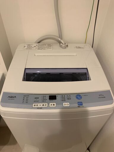 【2016年製造 AQUA 6Kg 】洗濯機を格安でお譲りします