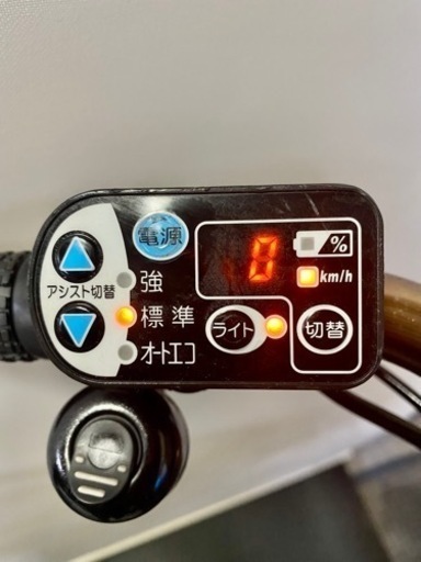 関東全域送料無料 保証付き 電動自転車　ブリヂストン　ハイディB 26インチ　8.9ah 黒