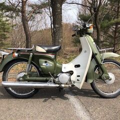 修理済で実働　綺麗な行灯バーディー50 BA12A 2スト。部品取り車付きの画像