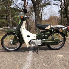 修理済で実働　綺麗な行灯バーディー50 BA12A 2スト。部品取り車付きの画像