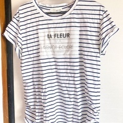 Tシャツ　ボーダー　L 夏服