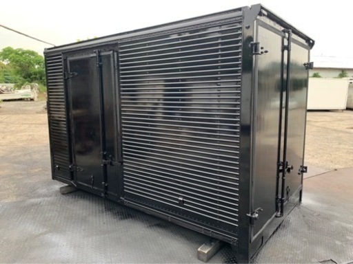 No.625 アルミバン 2ｔ 車 アルミ 箱 バイク 倉庫 トラック コンテナ 米 保管庫 物置 DIY