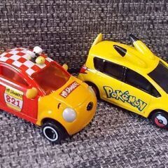 トミカ ミニカーセット 7台 マリオ ヨッシー ポケモン ピカチュウ P-01 ディズニー DM-18 D-08 D-13 D-22 札幌市東区 新道東店の画像