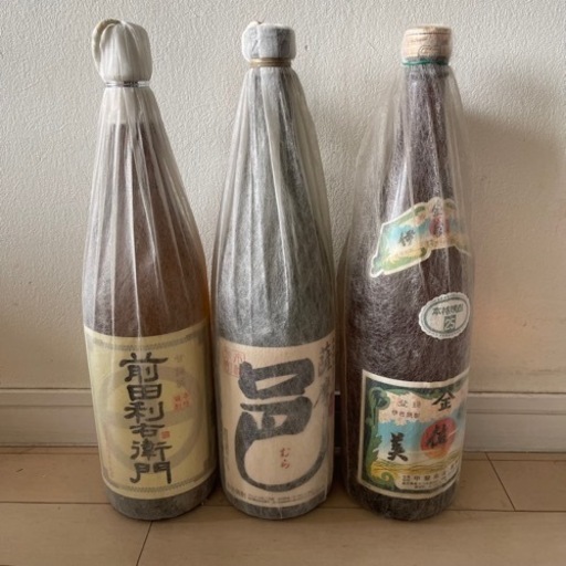 前田利右衛門　邑　伊佐美　焼酎　一升瓶　1800ml 3本まとめ