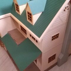 シルバニア 緑の屋根の大きなお家の画像