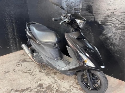 ★お支払い総額7.5万円★ スズキ アドレスV125S CF4MA リアスポ付き♪ 社外マフラー！ 小回り最強！ 通勤通学にオススメ♪ 関東圏内即日配送可能です！
