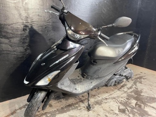 ★お支払い総額7.5万円★ スズキ アドレスV125S CF4MA リアスポ付き♪ 社外マフラー！ 小回り最強！ 通勤通学にオススメ♪ 関東圏内即日配送可能です！