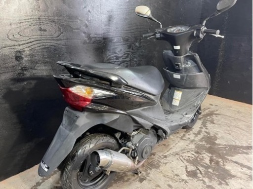 ★お支払い総額7.5万円★ スズキ アドレスV125S CF4MA リアスポ付き♪ 社外マフラー！ 小回り最強！ 通勤通学にオススメ♪ 関東圏内即日配送可能です！