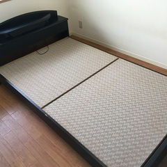 【再値下げ】フランスベッド　セミダブル　フレーム(備え付けの電灯...