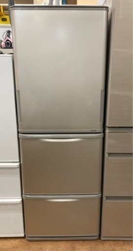 シャープ 3ドア冷蔵庫 350L 2017年製 中古