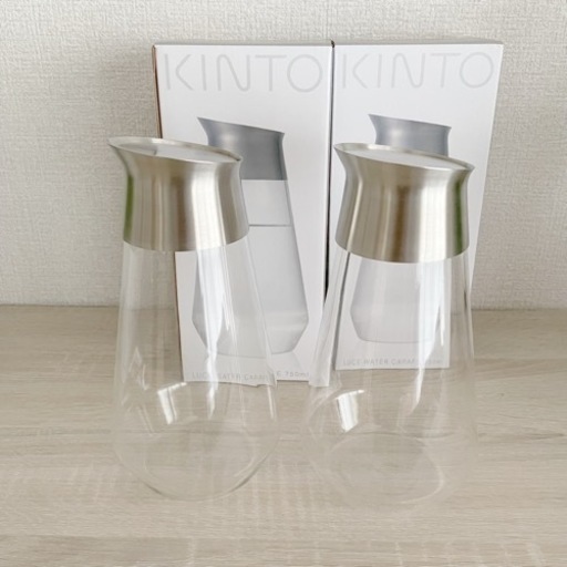 【 美品 】KINTO ウォーターカラフェ ウォータージャグ 750ml