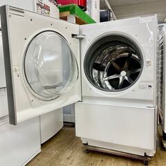 美品【 Panasonic 】パナソニック 洗濯10.0㎏/乾燥3.0㎏ ドラム式洗濯機 キューブル タッチパネル 温水泡洗浄搭載 NA-VG1100L