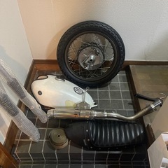YAMAHA sr400  1JR マフラー　メーカー不明