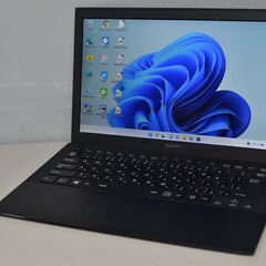 最新Windows11+office 爆速SSD256GB SONY SVP1322SVJ core i5-4200U/13.3インチ/メモリ4GB/WEBカメラ/無線内蔵/便利なソフト多数
