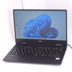Windows11搭載 爆速SSD 中古美品 12.5型 軽量 ノートパソコン NEC PC-VKT12HZG1 第7世代 Core i5 8GB 無線 Bluetooth Office