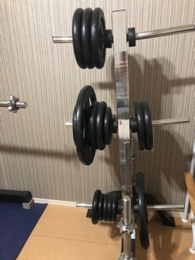 ダンベル　バーベル　トレーニング　セット