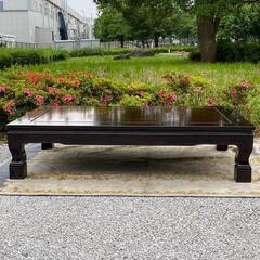 ◎お値下げしました‼️ ①唐木家具紫檀座卓座敷机 長方