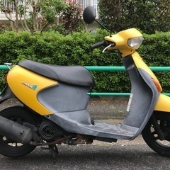 再値下げ値下げ‼︎【良品】 原付 スズキ レッツ4  黄色 4st S32の画像