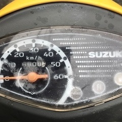 再値下げ値下げ‼︎【良品】 原付 スズキ レッツ4  黄色 4st S32の画像