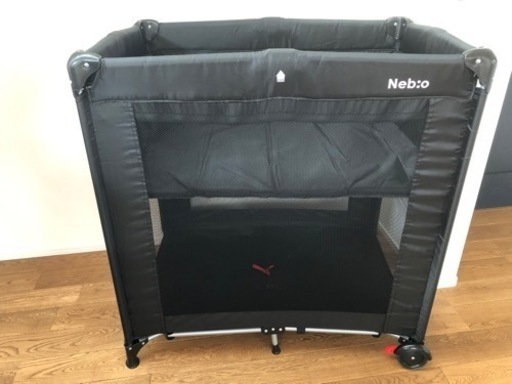 【値下げ】Nebio 折りたたみ ベビーベッド ハイタイプ