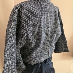 紳士浴衣と兵児帯のセット②の画像