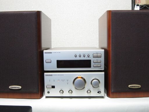 ONKYO☆スピーカー(D-102AX) チューナー(T-405W) アンプ(A-909)