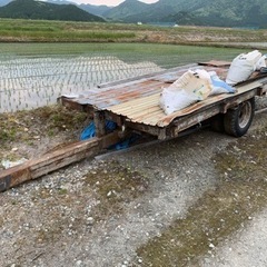 トラクター用▲トレーラー！コンバイン！田植え機！田植機！農機具！牽引！の画像