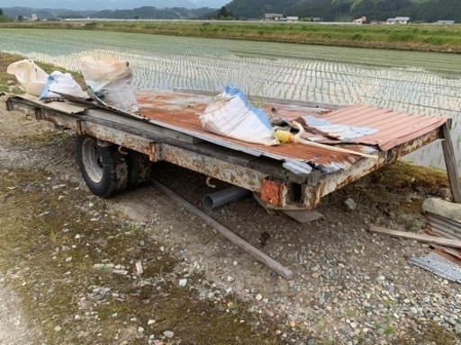 トラクター用▲トレーラー！コンバイン！田植え機！田植機！農機具！牽引！
