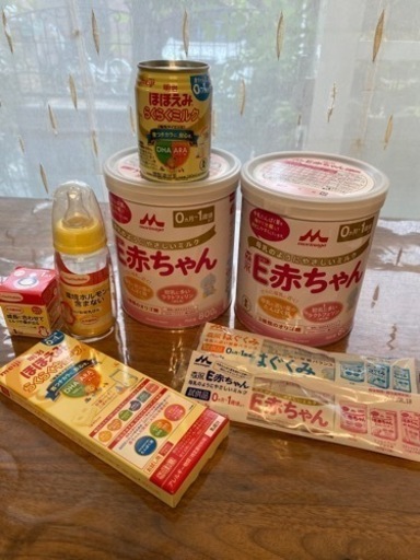 譲り先決定　粉ミルク　プラスチック製哺乳瓶