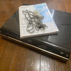 【無料】SHARP デジタルハイビジョンレコーダー（HDD・DVDレコーダー）DV-ACW52の画像