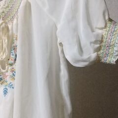 レディース 夏服 Mサイズ 黄色 透ける素材🦜の画像