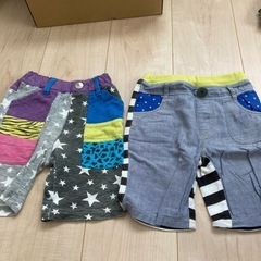 80サイズ　半ズボン　子ども服　BREEZEの画像