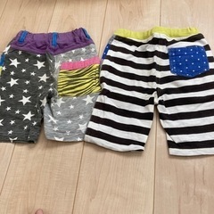 80サイズ　半ズボン　子ども服　BREEZEの画像